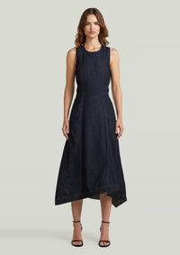 Thumbnail for D27934-E090-082 082 | Corset Flare Denim Kleid