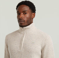 Thumbnail for D27961-D754-1603 1603 | Double Collar Half Zip Knit