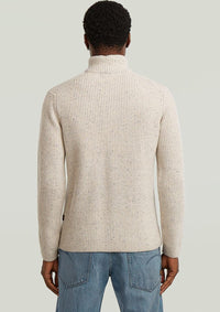 Thumbnail for D27961-D754-1603 1603 | Double Collar Half Zip Knit