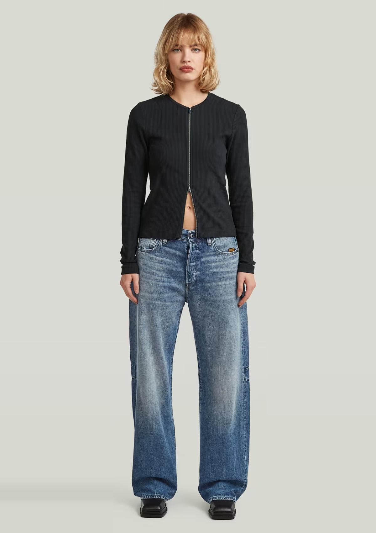 D28727-D107-C742 C742 | 2 Way Slim Rib T-Shirt