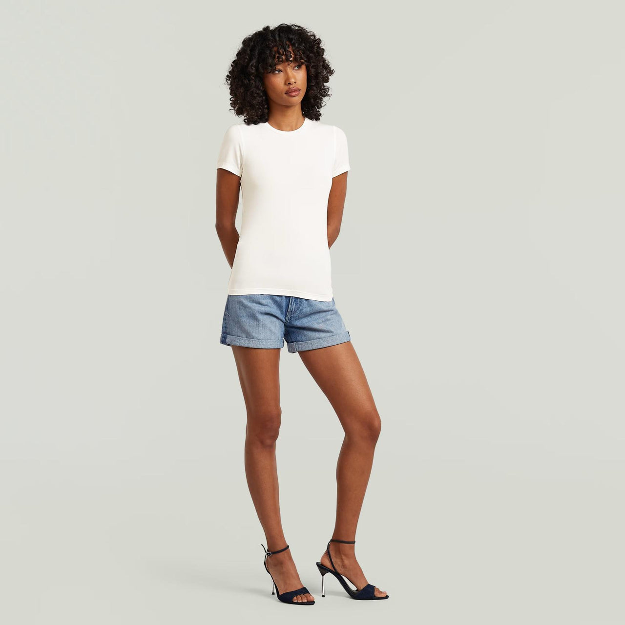 D28887-D788-H119 H119 | Judee Boyfriend Shorts