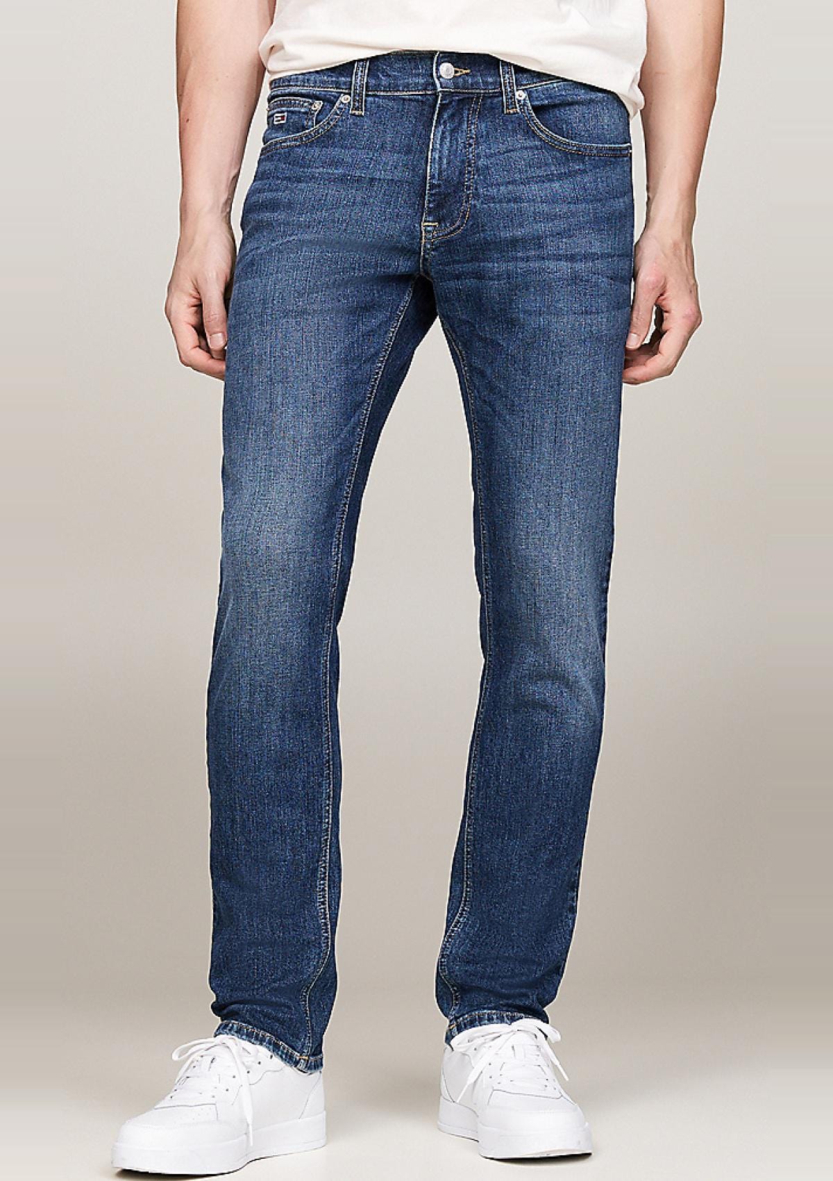 Tommy Hilfiger Jeans DM0DM20187 1BK | Scanton Slim Jeans mit Fade-Effekt