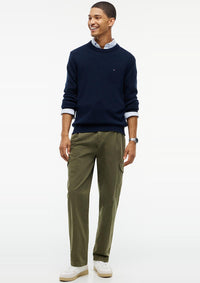 Thumbnail for DM0DM21787 C1G | Tommy Flag strukturierter Slim Fit Pullover