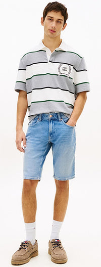 Thumbnail for DM0DM22979 1A5 | Ronnie Slim Jeansshorts mit Whisker-Effekt