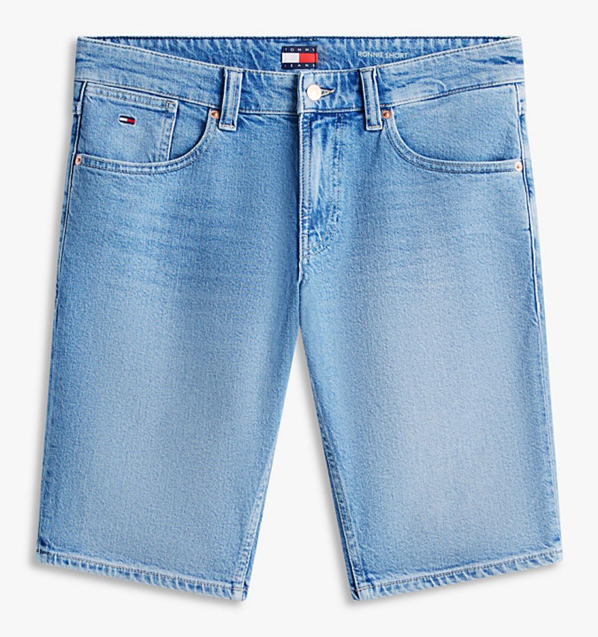 DM0DM22979 1A5 | Ronnie Slim Jeansshorts mit Whisker-Effekt
