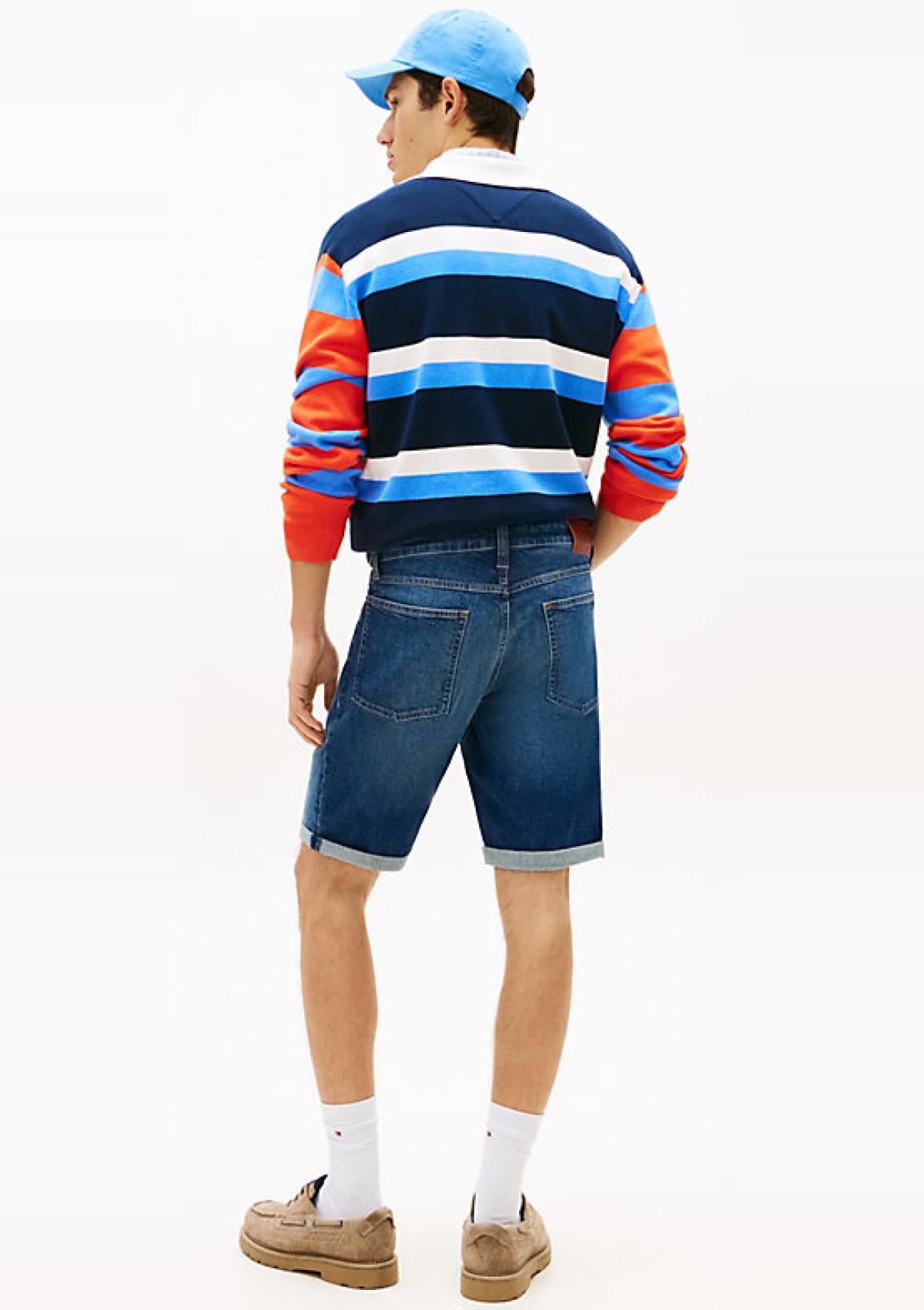 DM0DM22980 1BK | Ronnie Slim Jeans-Shorts mit Fade-Effekt