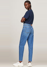 Thumbnail for Tommy Hilfiger Jeans DW0DW19245 1A5 | Straight Tapered Mom-Jeans mit ultrahohem Bund