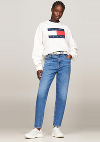 Thumbnail for Tommy Hilfiger Jeans DW0DW19245 1A5 | Straight Tapered Mom-Jeans mit ultrahohem Bund