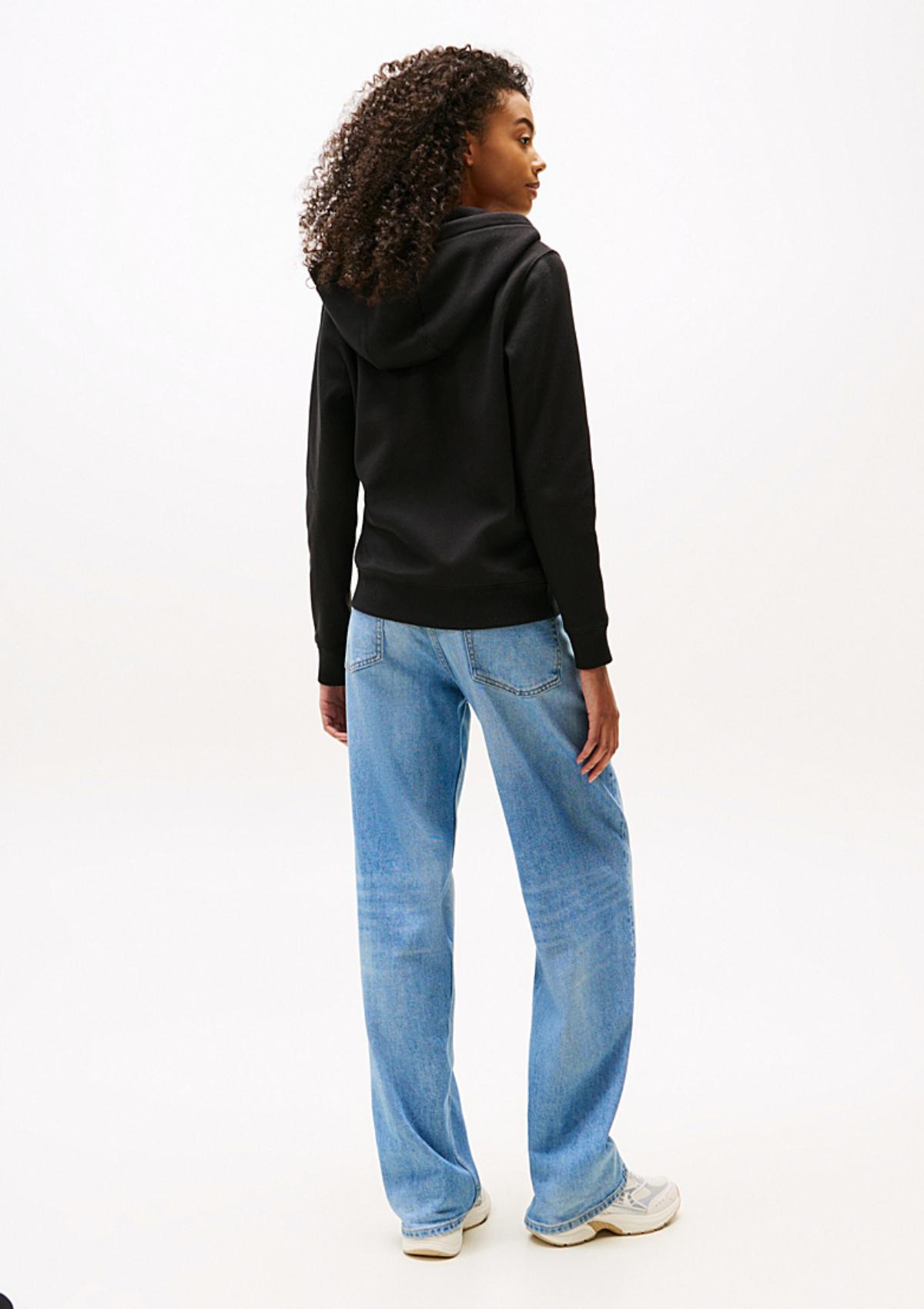 DW0DW19729 BDS | Fleece-Hoodie mit Reißverschluss und Flag