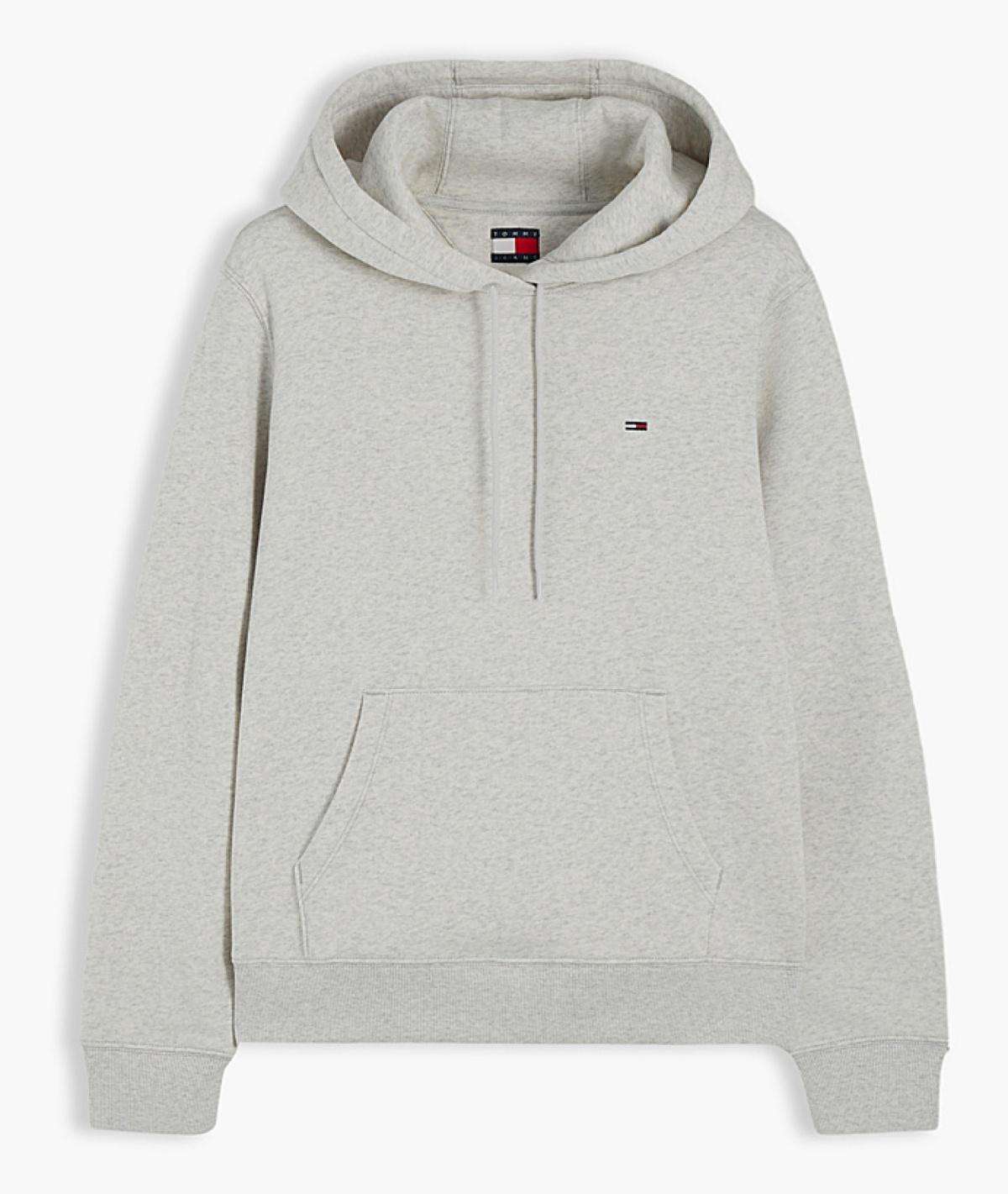 DW0DW19958 P08 | Fleece-Hoodie mit Flag-Stickerei und Tunnelzug