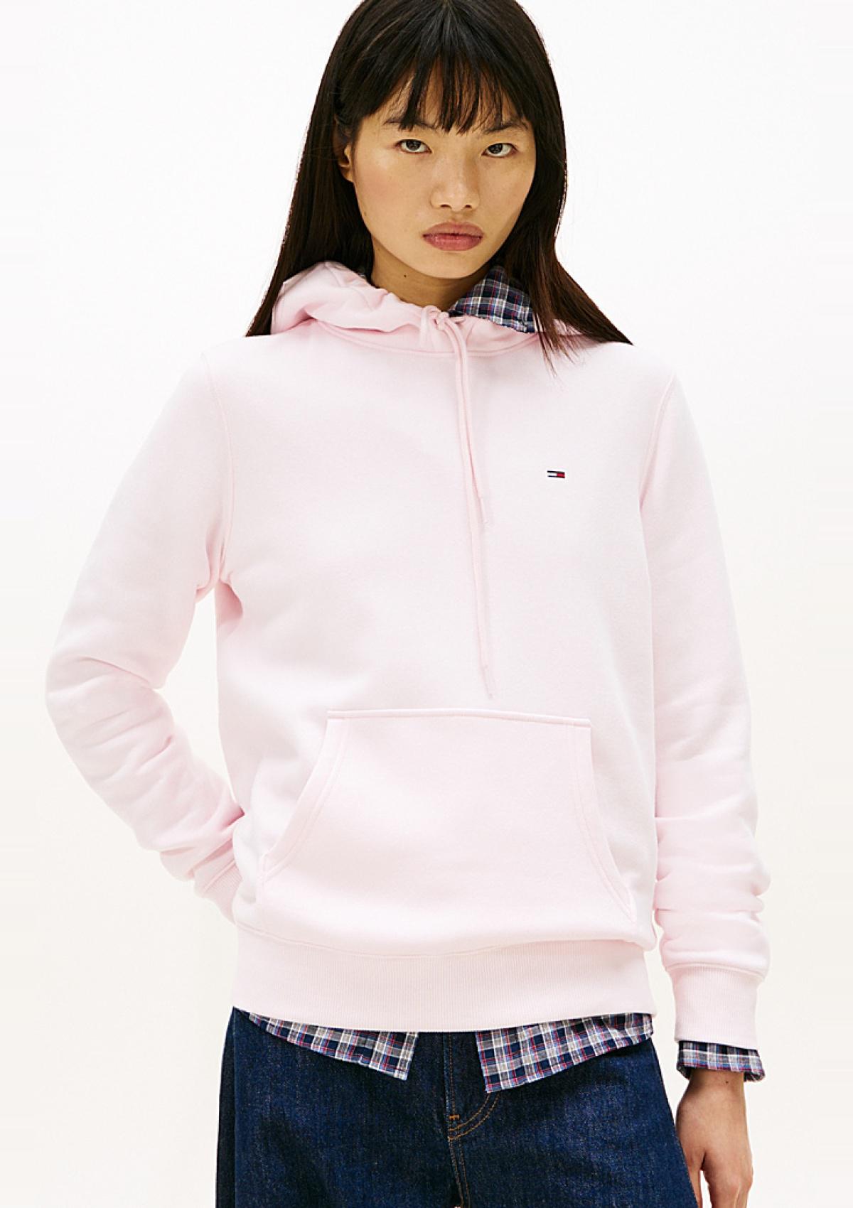 DW0DW19958 TOG | Fleece-Hoodie mit aufgestickter Flag