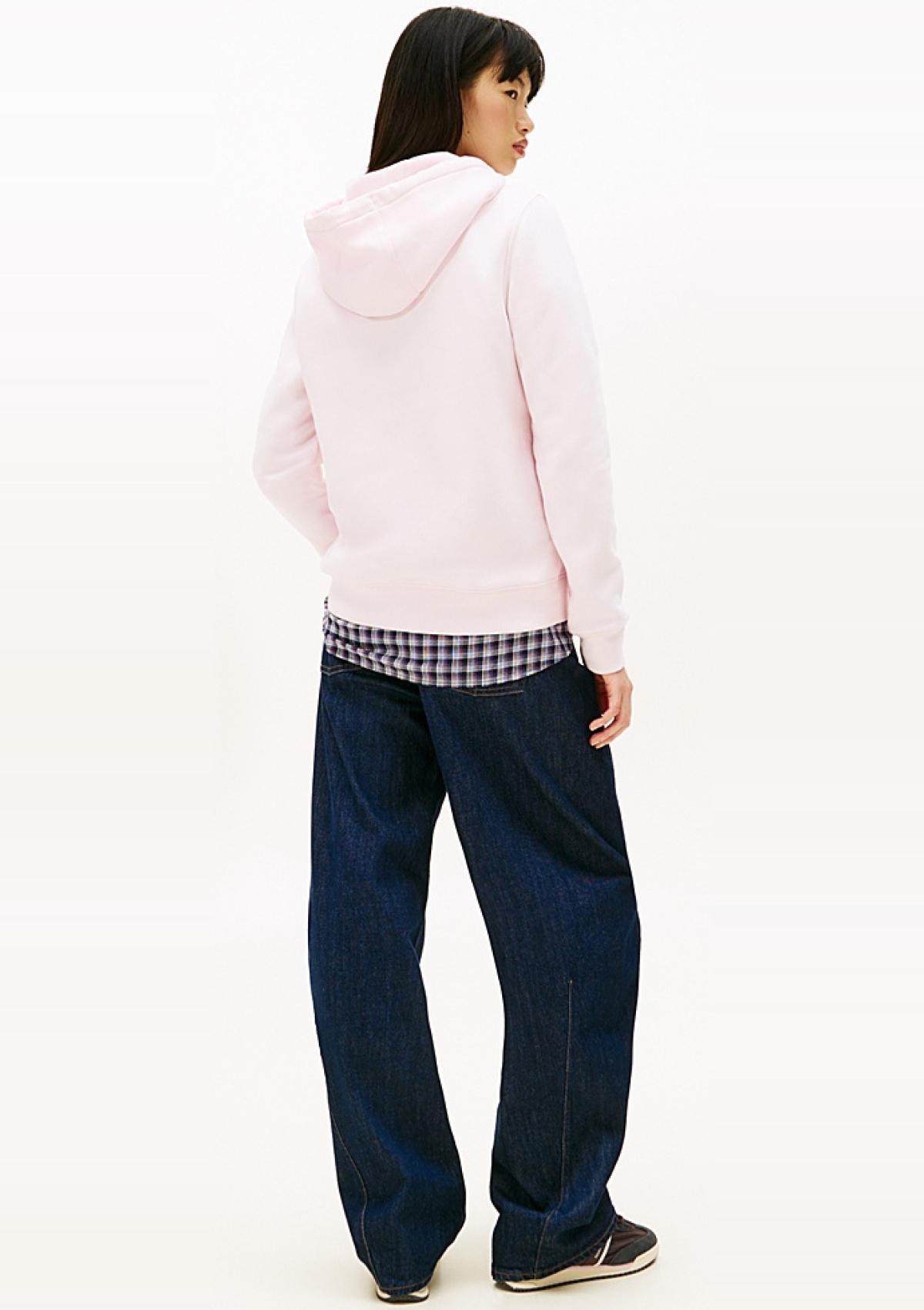 DW0DW19958 TOG | Fleece-Hoodie mit aufgestickter Flag