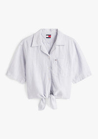 Thumbnail for DW0DW20286 0A8 | Relaxed Cropped Fit Kurzarm-Bluse