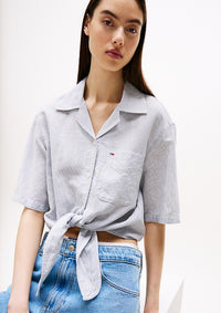 Thumbnail for DW0DW20286 0A8 | Relaxed Cropped Fit Kurzarm-Bluse