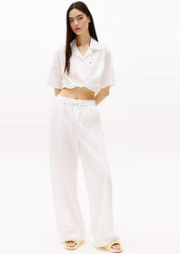 Thumbnail for DW0DW20286 YBL | Relaxed Cropped Fit Kurzarm-Bluse