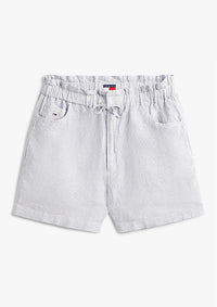 Thumbnail for DW0DW20360 0A8 | Paperbag-Shorts mit Leinen