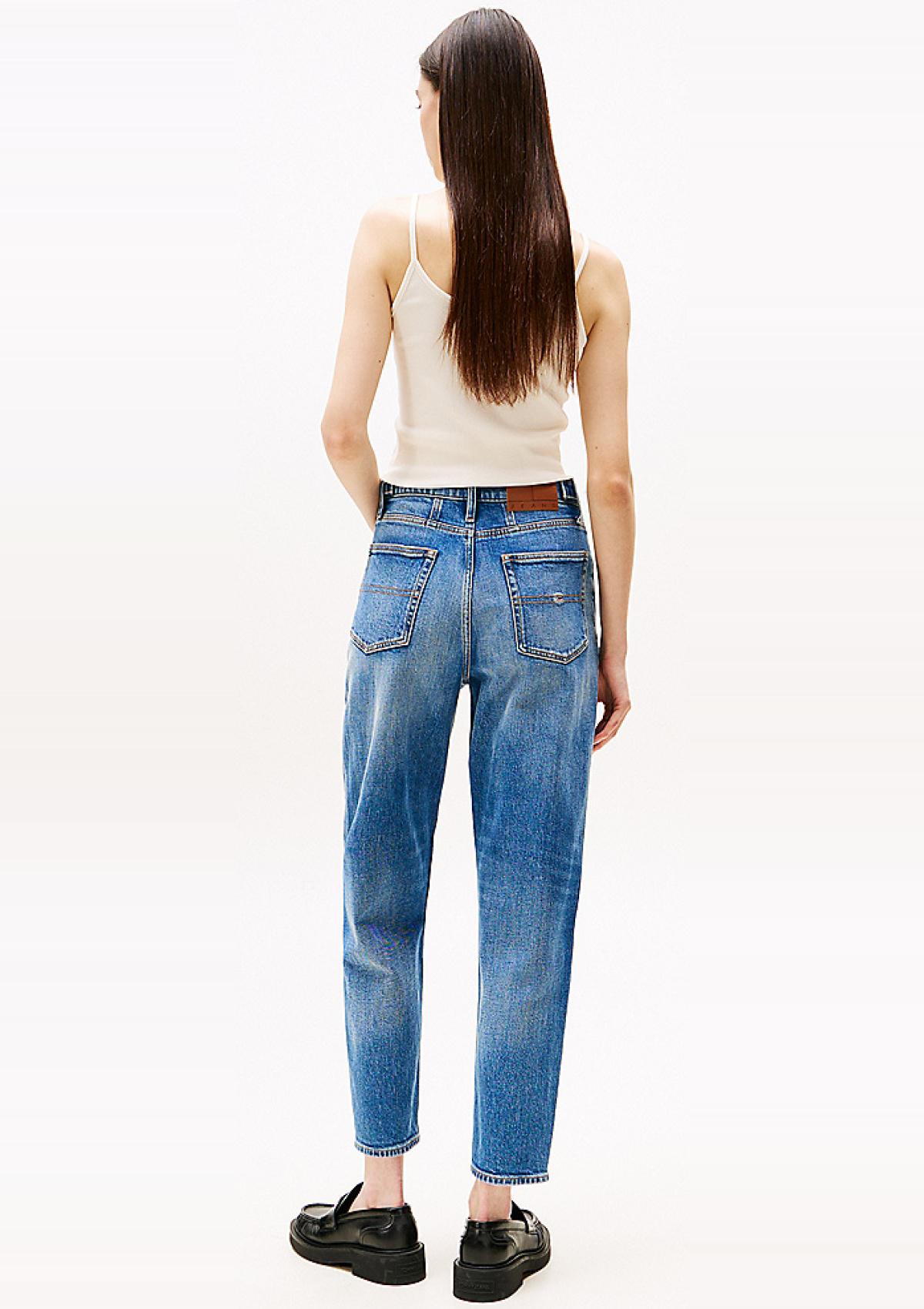 DW0DW20578 1A5 | Mom Tapered Jeans mit ultrahohem Bund