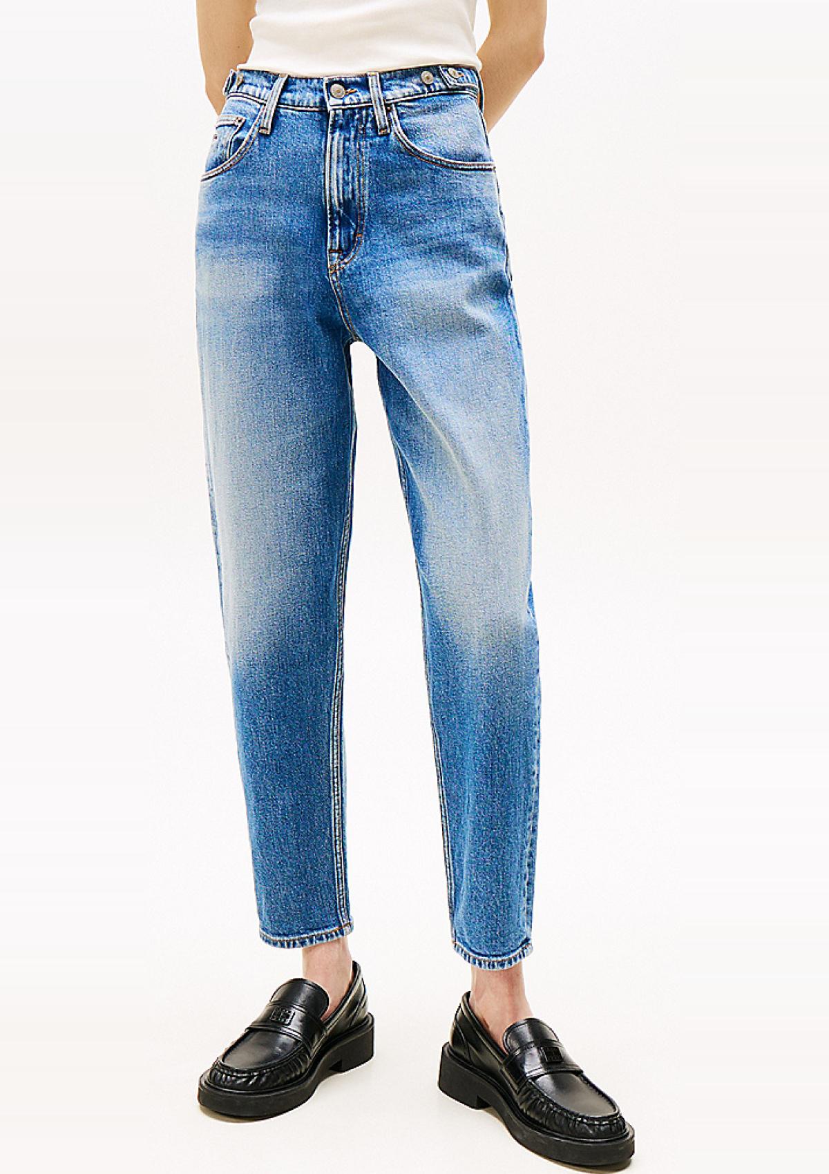 DW0DW20578 1A5 | Mom Tapered Jeans mit ultrahohem Bund