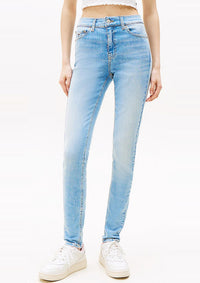 Thumbnail for DW0DW20651 1AB | Nora Skinny Jeans mit mittelhohem Bund