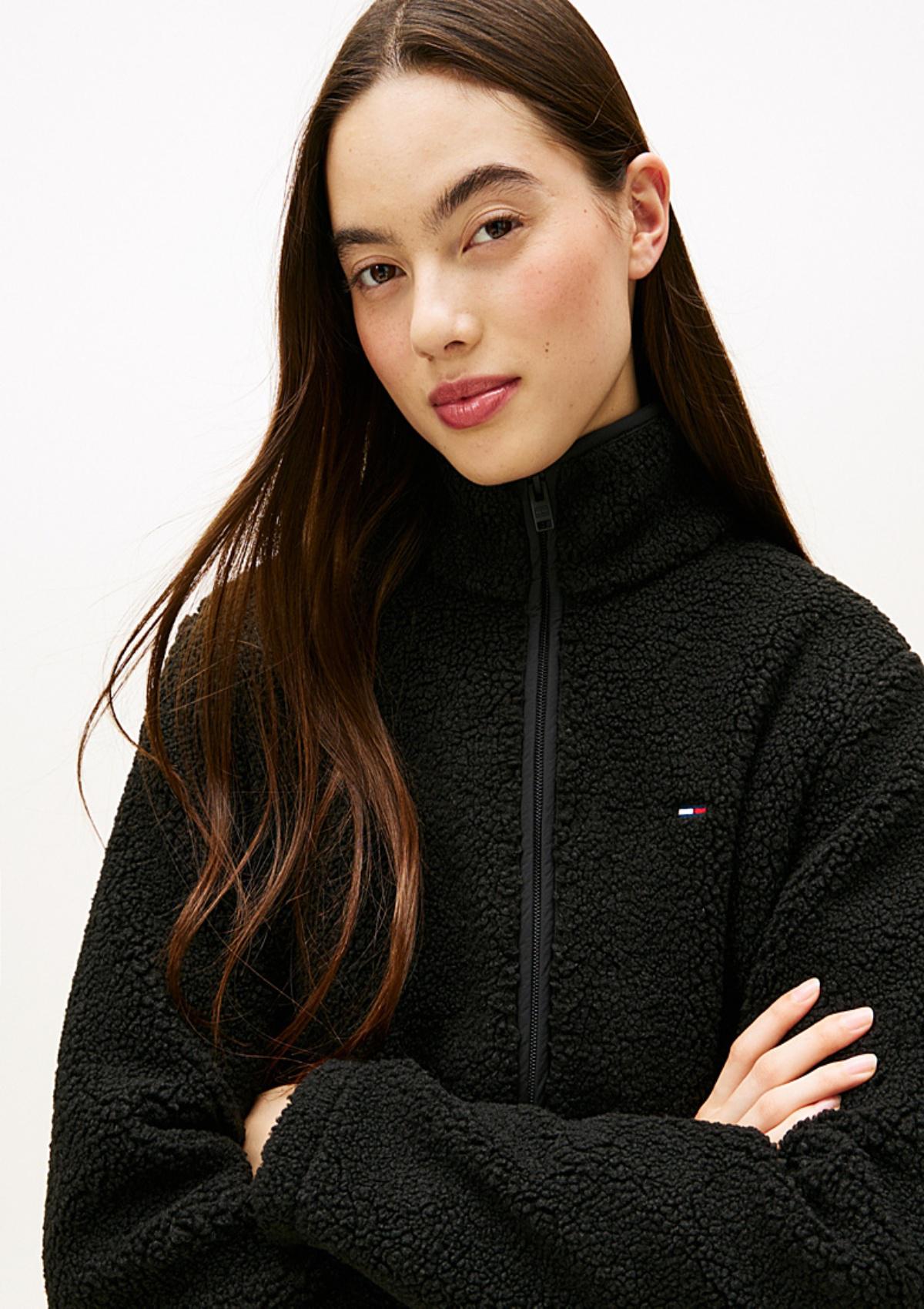 DW0DW21926 BDS | Teddy-Fleece-Jacke mit Reißverschluss