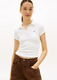 Thumbnail for DW0DW22326 YBL | Geripptes Slim Fit Poloshirt