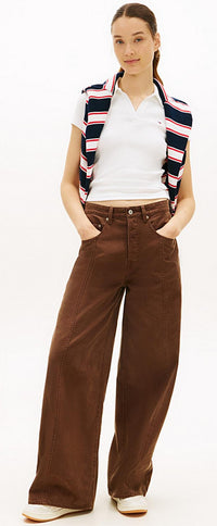 Thumbnail for DW0DW22326 YBL | Geripptes Slim Fit Poloshirt