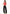 DW0DW22712 1BZ | Schwarze Barrel Leg Jeans mit mittelhohem Bund