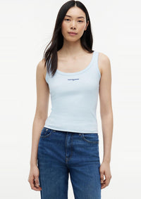 Thumbnail for DW0DW22817 C1R | Slim Fit Rippen-Tanktop mit Logo-Stickerei