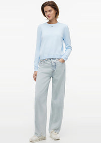 Thumbnail for DW0DW22865 1AB | Barrel Leg Jeans mit mittelhohem Bund und Twist-Nähten