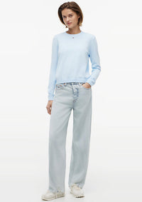 Thumbnail for DW0DW22865 1AB | Barrel Leg Jeans mit mittelhohem Bund und Twist-Nähten