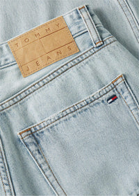Thumbnail for DW0DW22865 1AB | Barrel Leg Jeans mit mittelhohem Bund und Twist-Nähten
