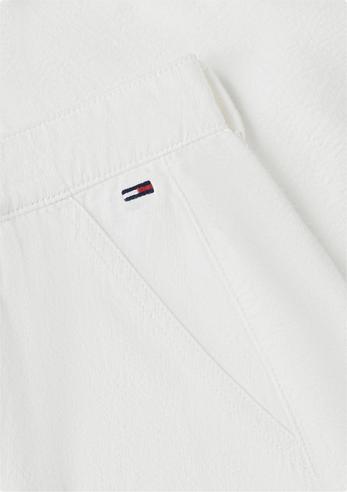 DW0DW22971 YBH | Ausgestellter Twill-Minirock mit Falten