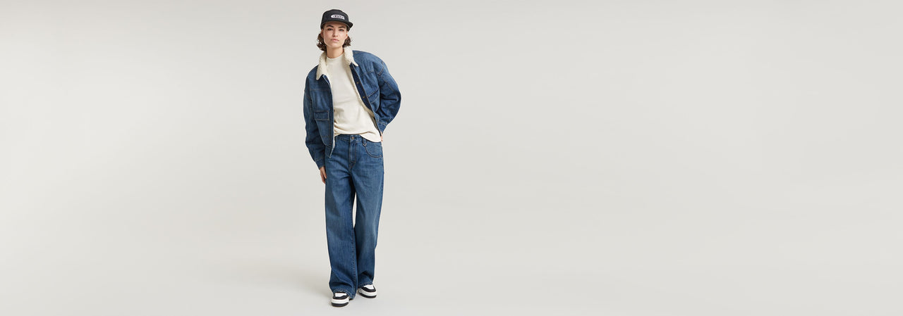 D22889-D536-G841 G841 | Skater High Loose Jeans