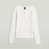 Thumbnail for D28716-E527-111 111 | Slim Henley Long Sleeve T-Shirt