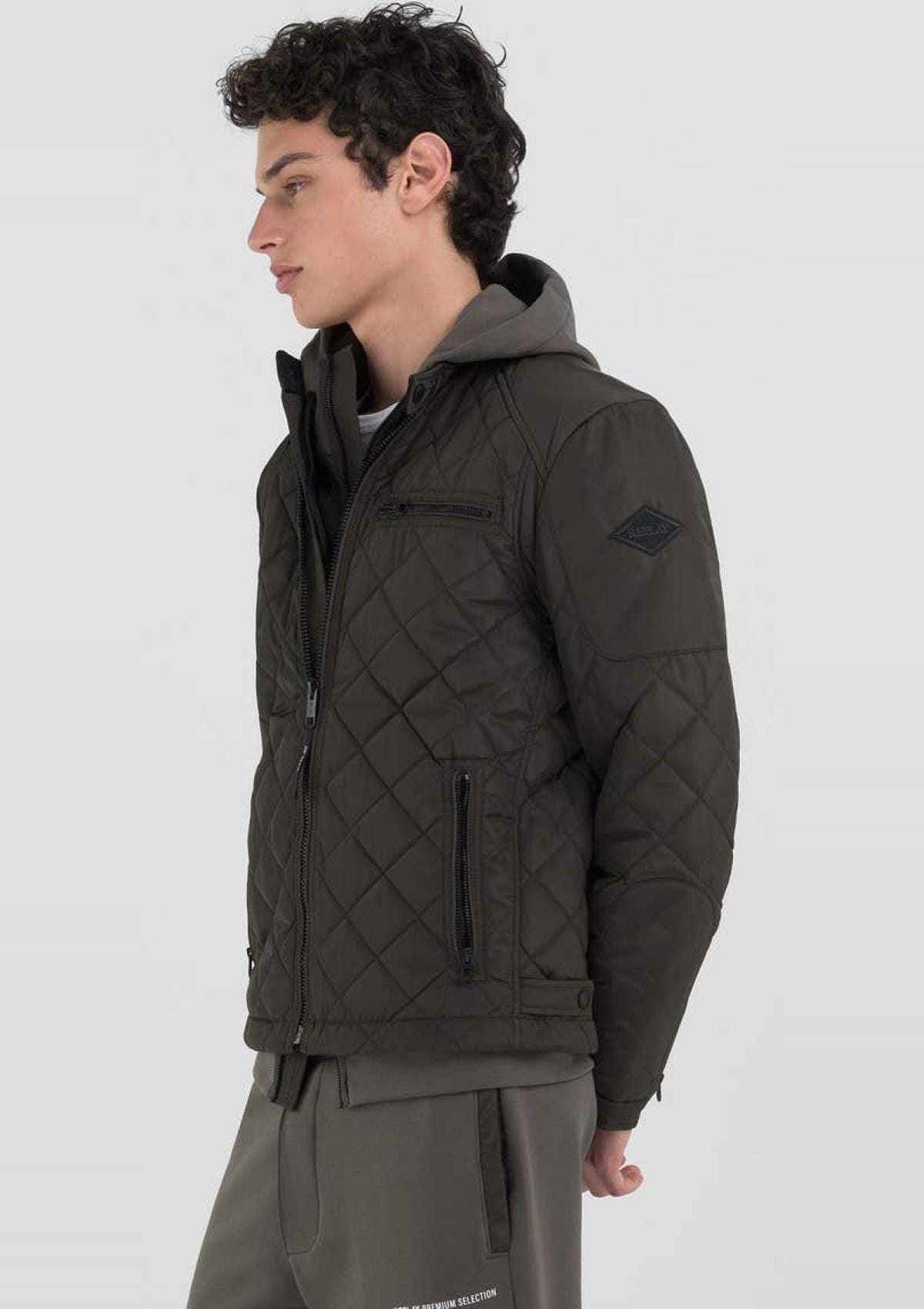 Replay Jacken M8000-84442 935 | Kurze Jacke aus Oxford-Polyester