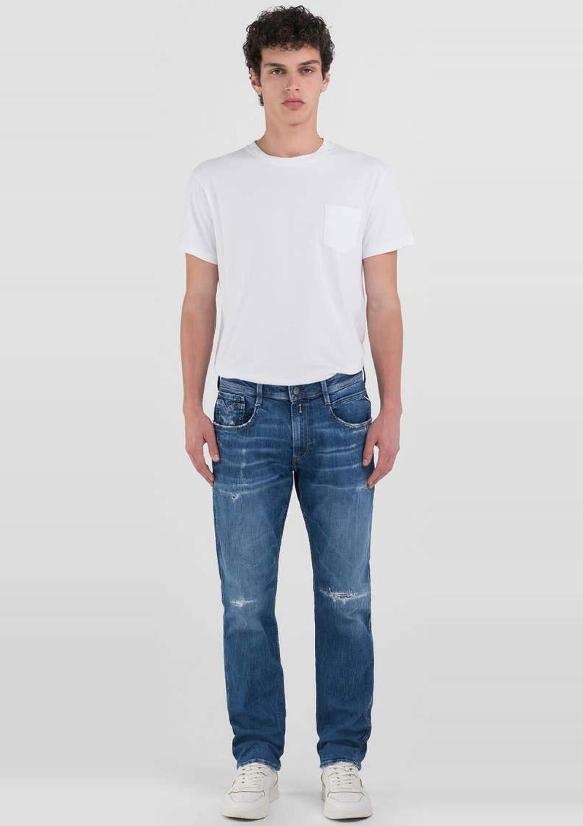 Replay Jeans M914Y-573 70R-009 009 | SLIM-FIT-JEANS ANBASS