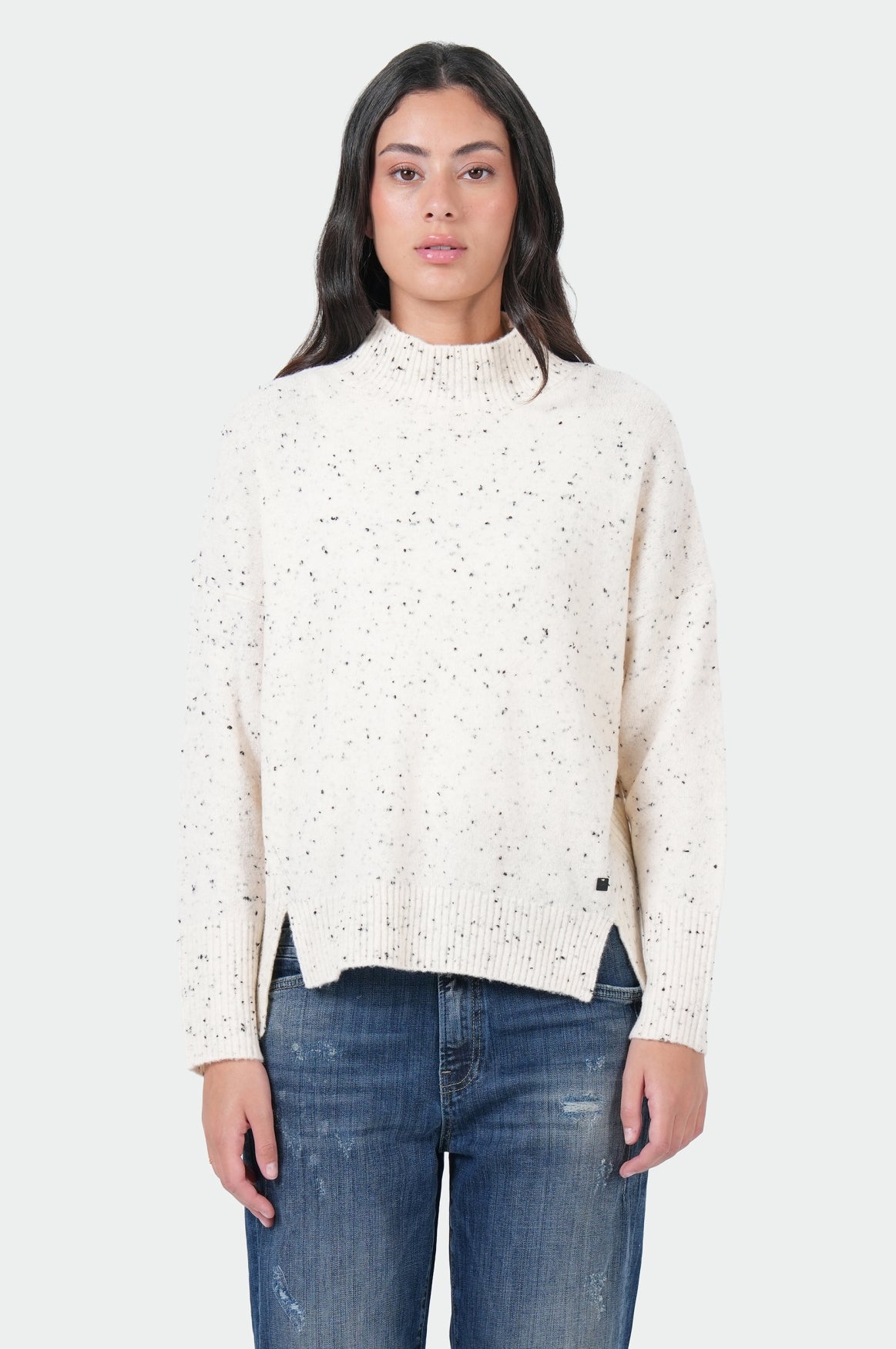 MAJA 04280 | Maja Pullover | White Asparagus Melange