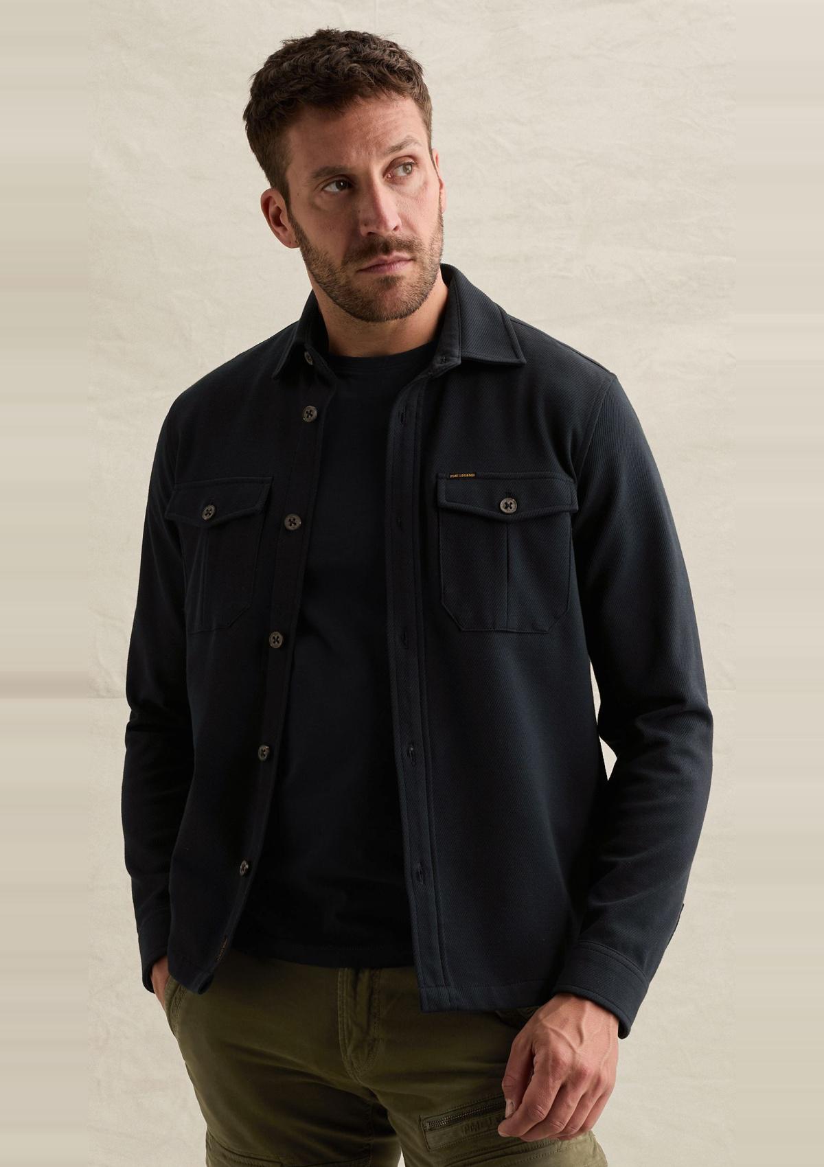 PJA2608112 5281-Salute | Hemdjacke aus einer Baumwollmischung mit Brusttaschen