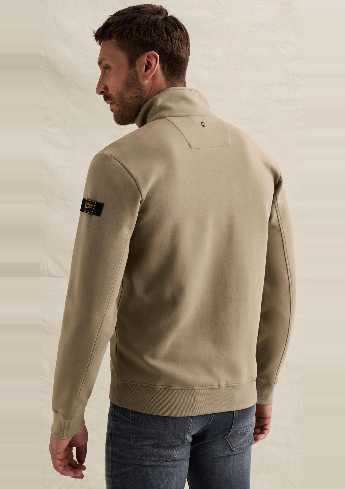 PJA2609122 6485-Overland Trek | Sweatjacke mit Reißverschluss und Steppmuster