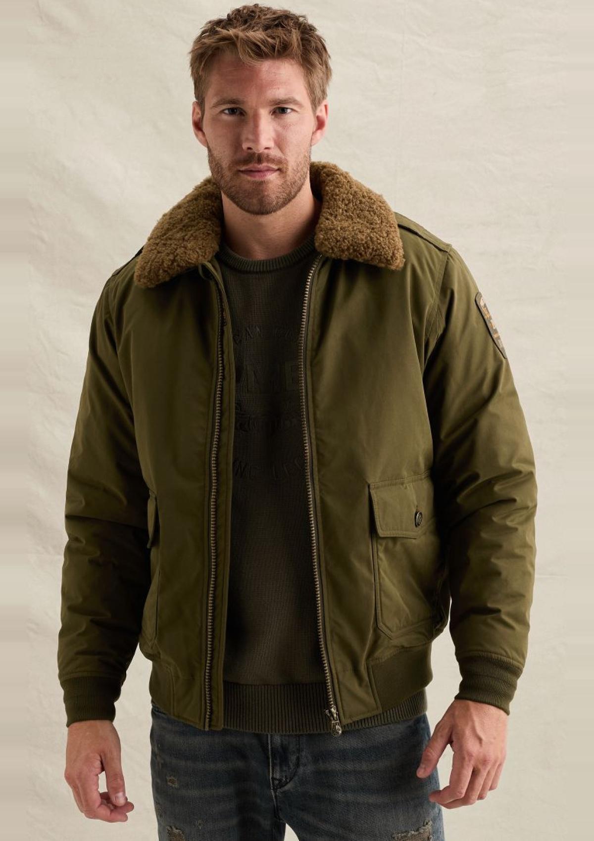 PJH2609483 8039-Beluga | Sherpa-Hybridjacke mit Reißverschluss