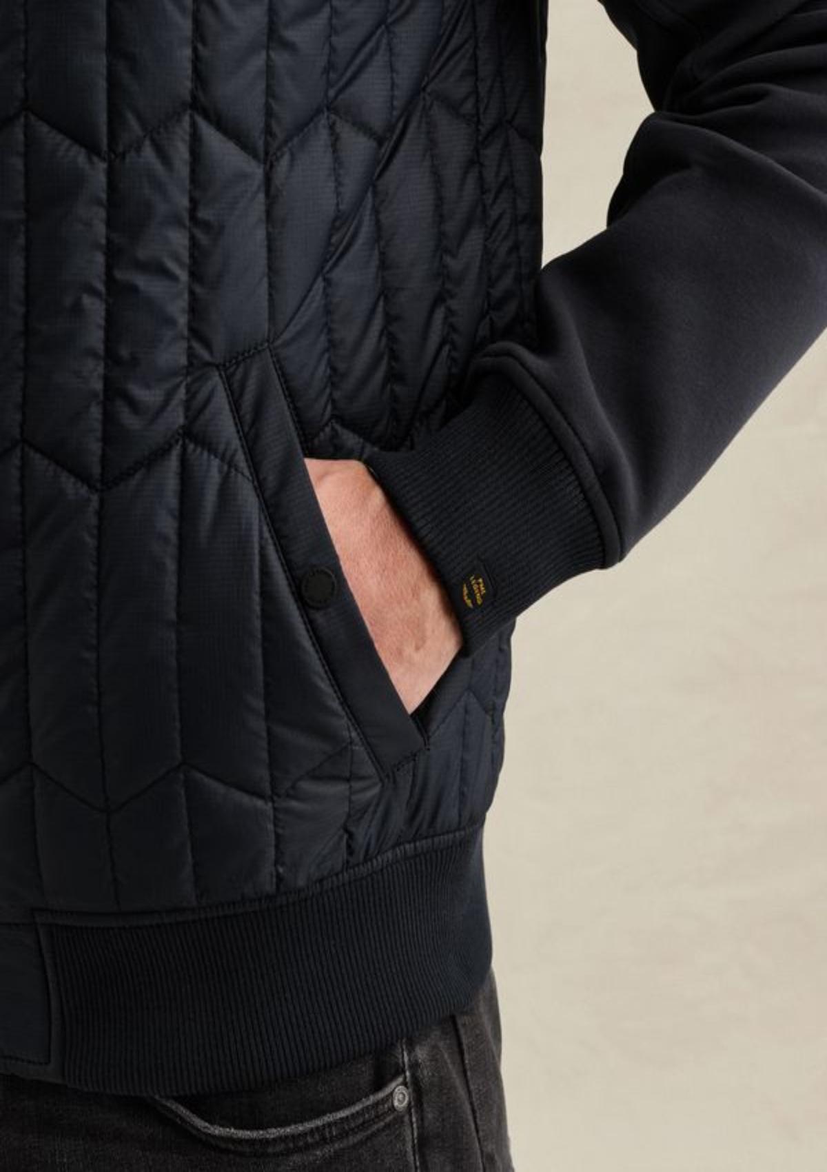 PJH2610489 5281-Salute | Bomberjacke mit Reißverschluss und Badges