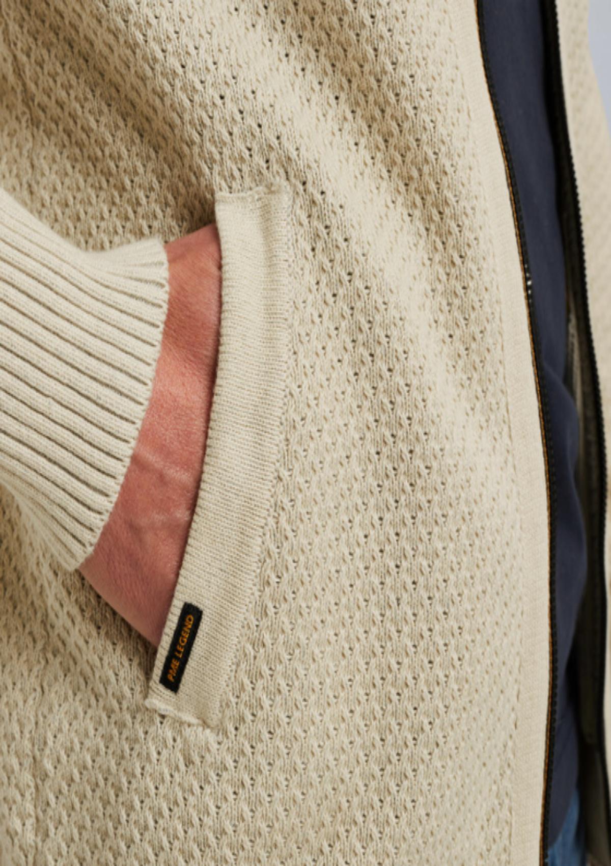 PKC2509356 7013 | Strickjacke mit Reißverschluss