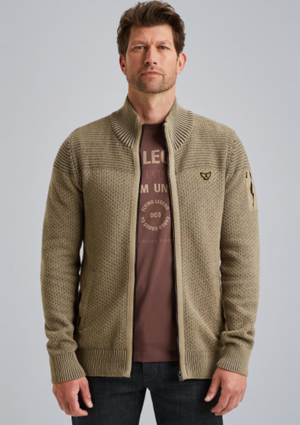 PKC2509356 8011 | Strickjacke mit Reißverschluss