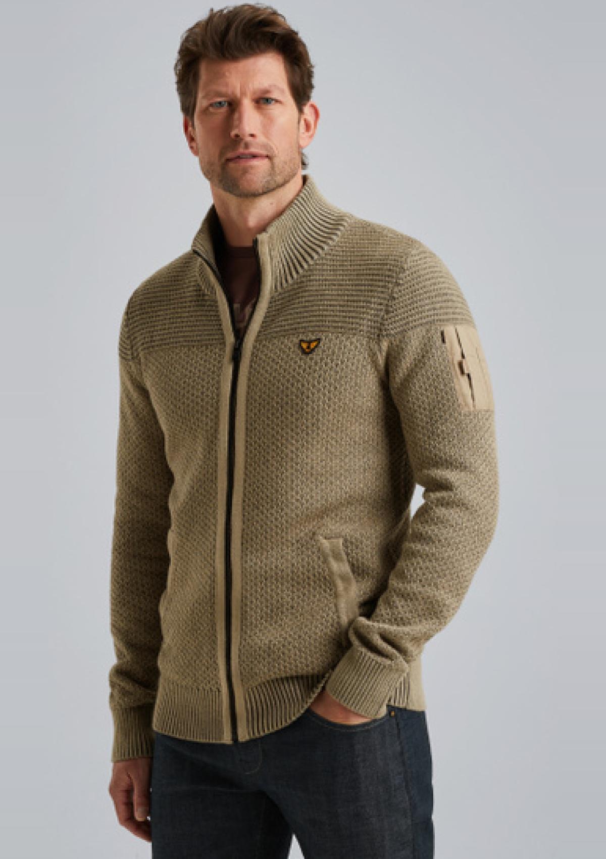 PKC2509356 8011 | Strickjacke mit Reißverschluss