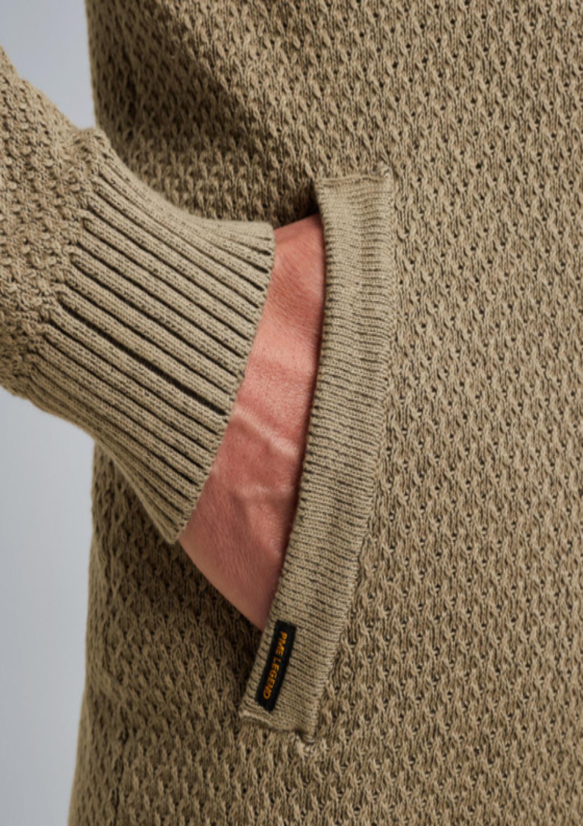 PKC2509356 8011 | Strickjacke mit Reißverschluss