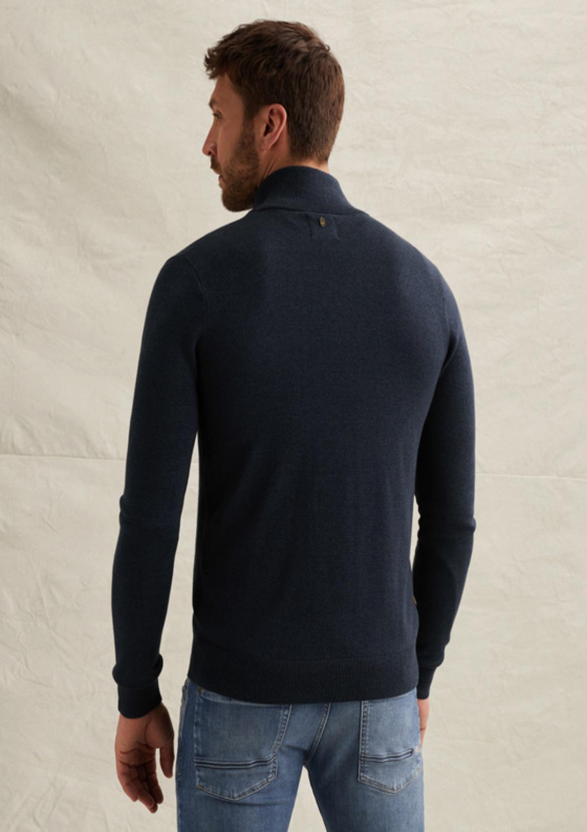 PKC2602356 5281 | Strickjacke mit Reißverschluss und Stehkragen