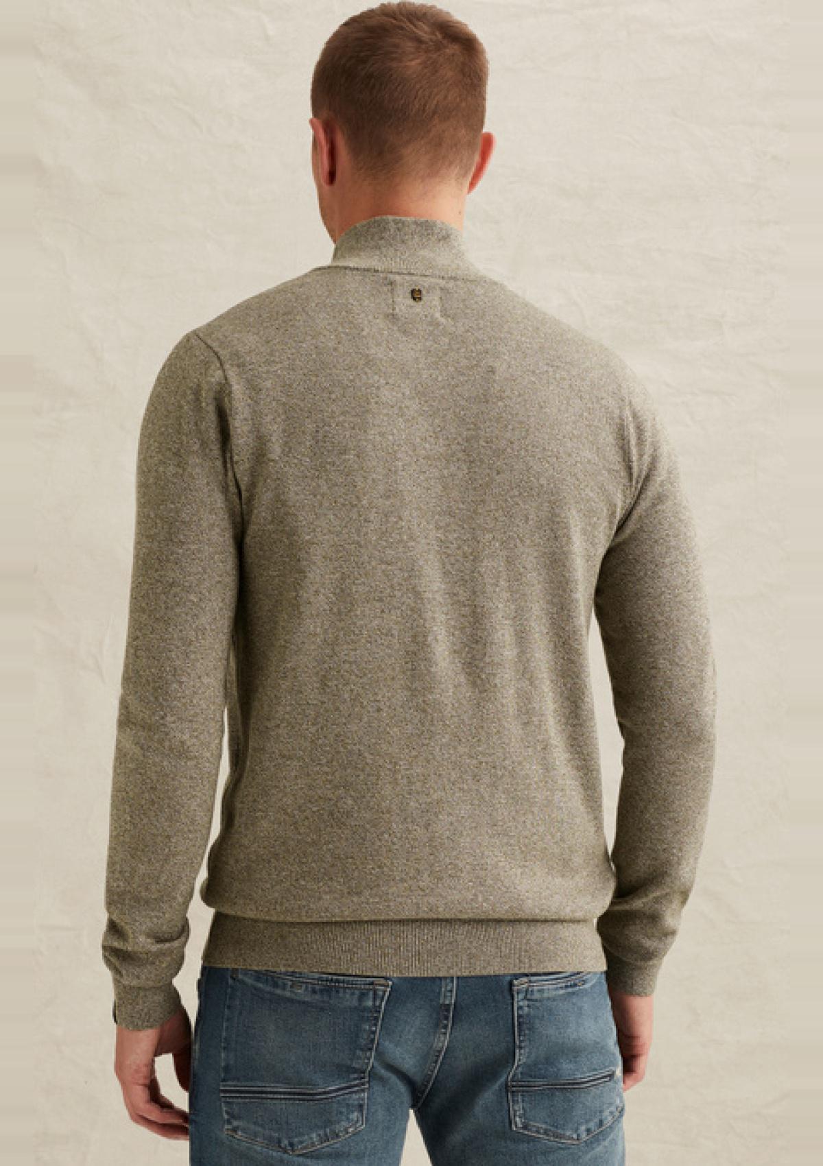 PKC2602356 6415 | Strickjacke mit Reißverschluss und Stehkragen