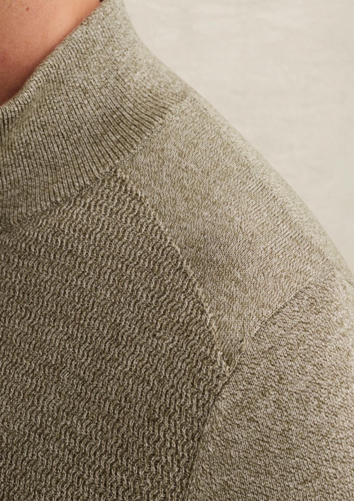 PKC2602356 6415 | Strickjacke mit Reißverschluss und Stehkragen