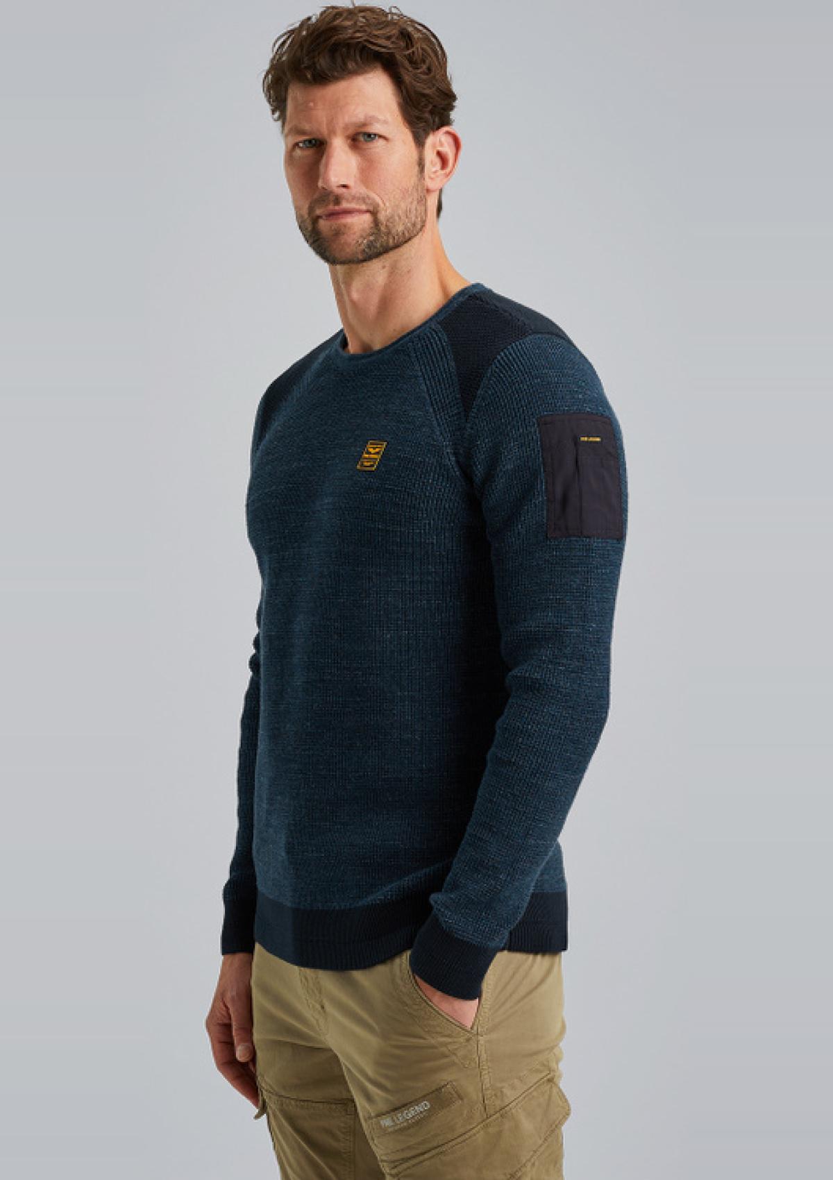 PME Legend Pullover PKW2408301 5281 | Pullover mit Flight-Pocket