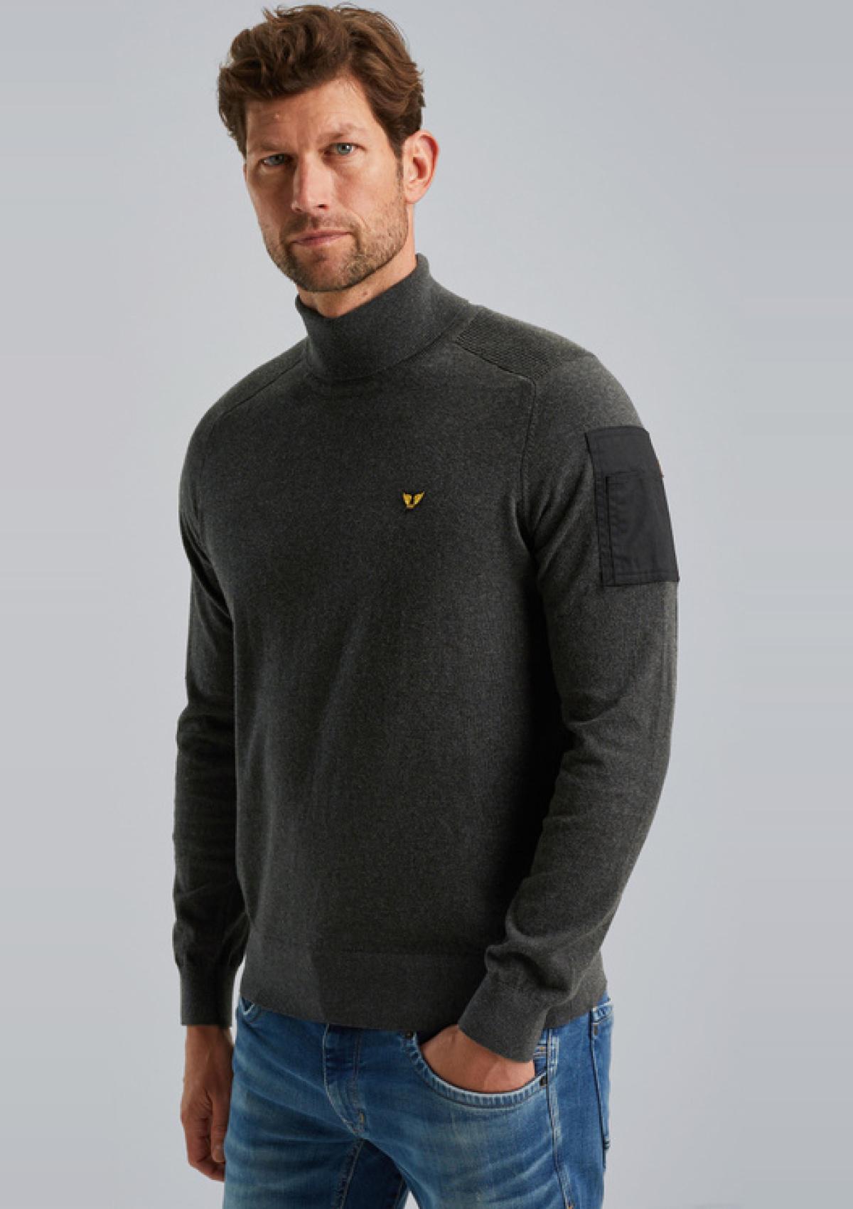 PME Legend Pullover PKW2410307 996 | Pullover mit Stehkragen